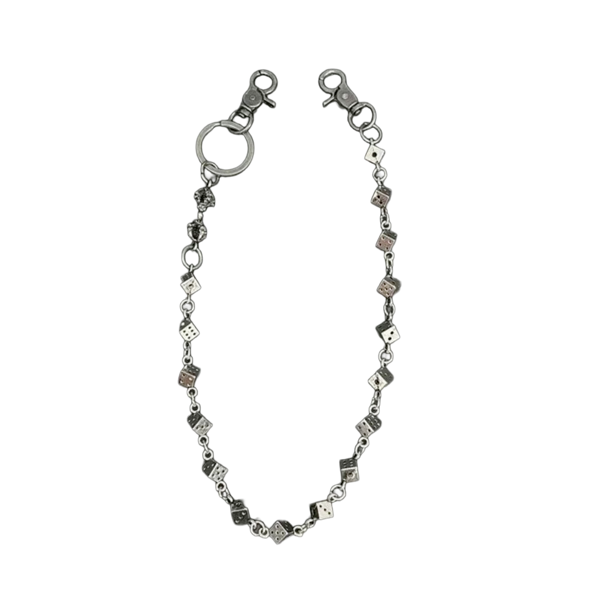 Mixed Emotion ‘Dice’ Jean Keychain Mixed Emotion ‘Dice’ Jean Keychain