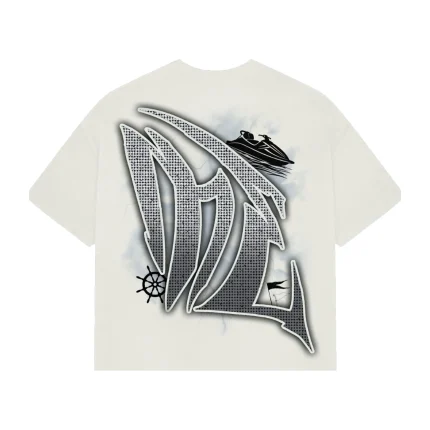 Mixe Demotion Cream Jetski Rhinestone Tee