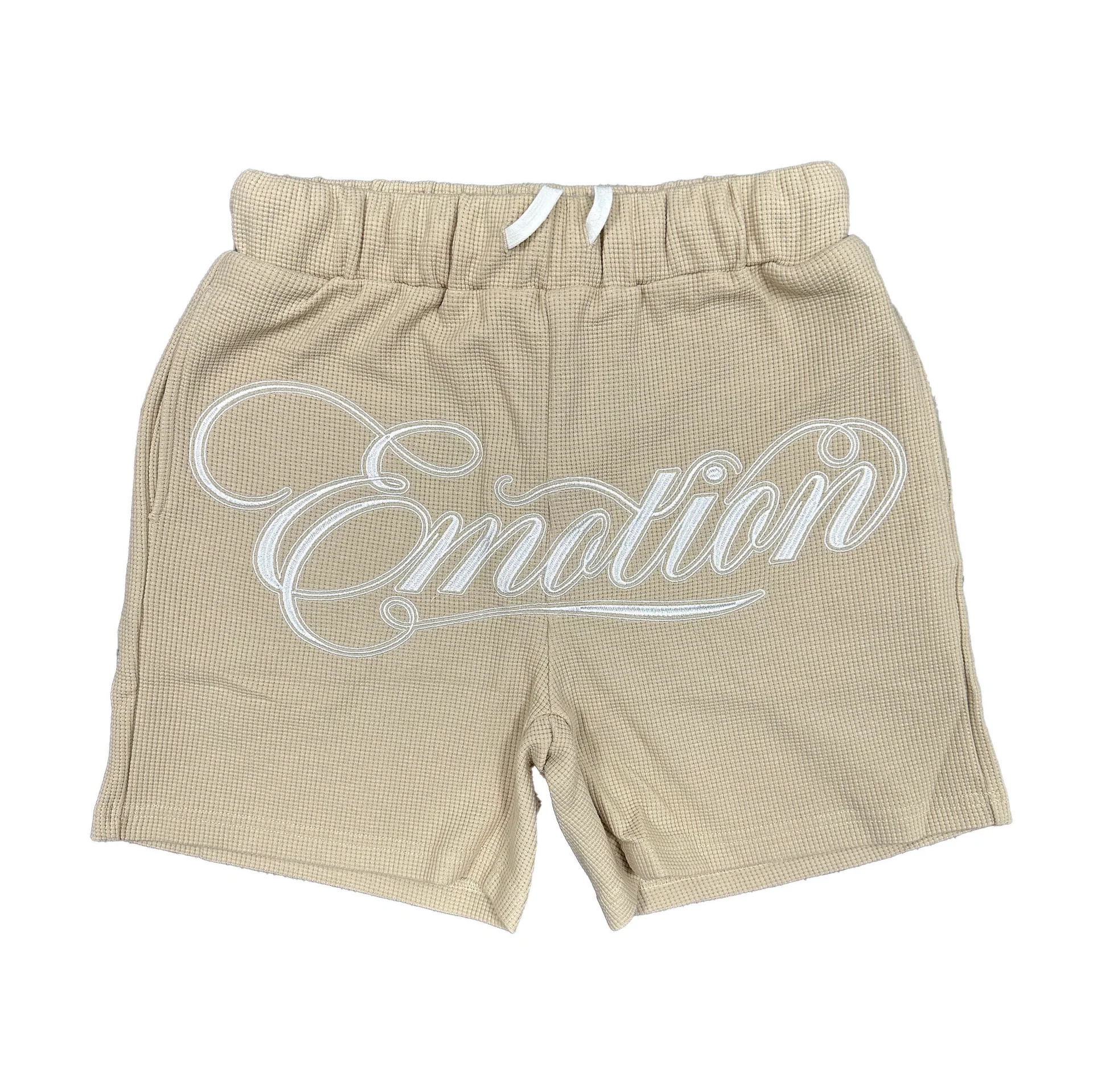 Mixe Demotion Cream Signature Shorts Mixe Demotion Cream Signature Shorts