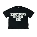 Mixe Demotion End Rhinestone Tee Black