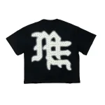 Mixe Demotion End Rhinestone Tee Black