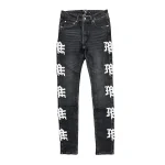 Mixe Demotion Monogram Denim Black Wash