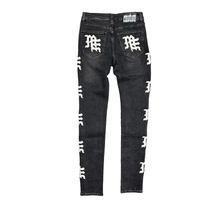 Mixe Demotion Monogram Denim Black Wash