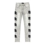 Mixe Demotion Monogram Denim Grey Wash