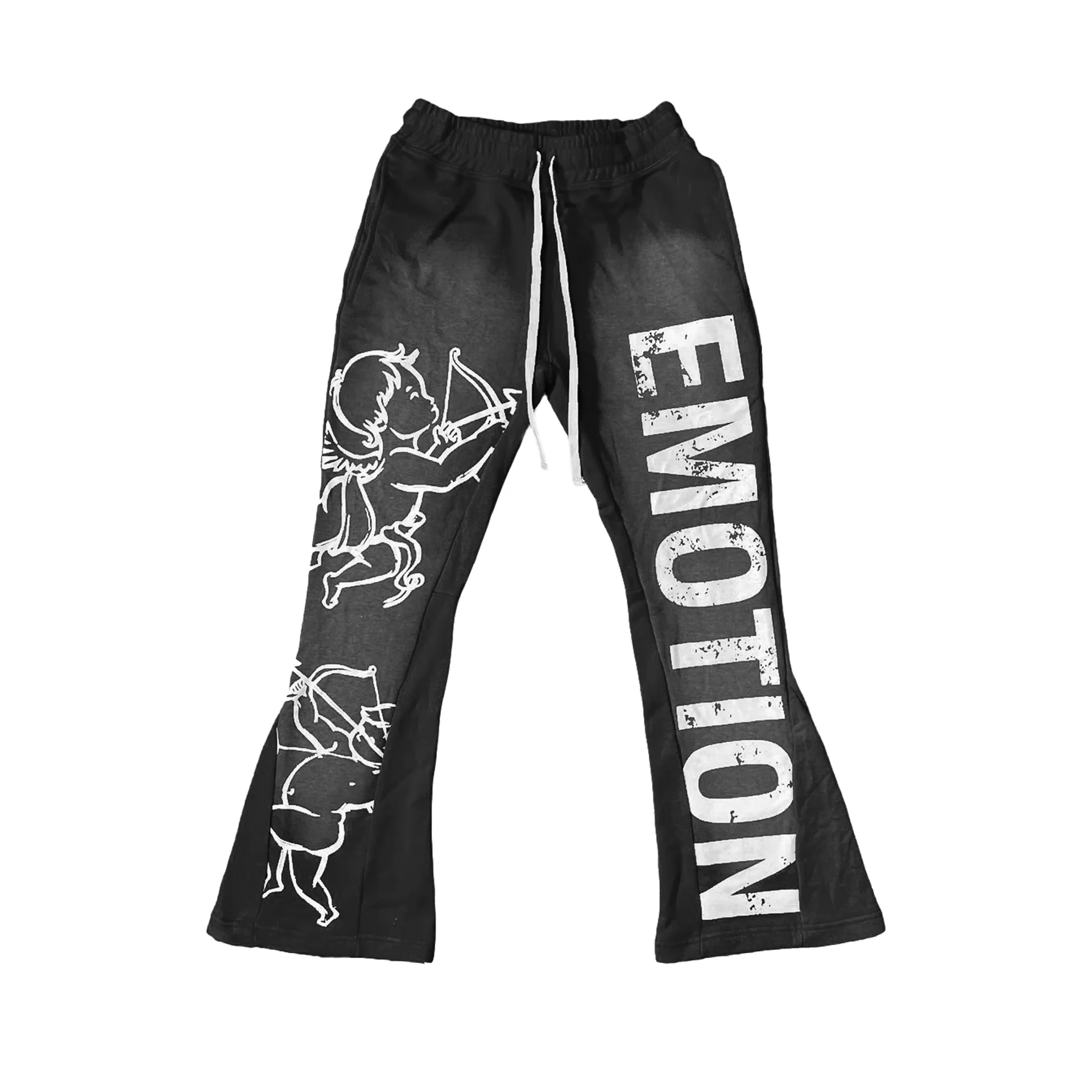 Mixed Emotion Black Cupid Flare Sweatpants Mixed Emotion Black Cupid Flare Sweatpants