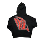 Mixed Emotion Graffiti Rhinestone Hoodie