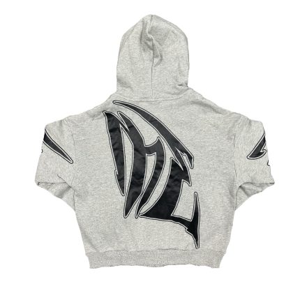 Mixed Emotion Grey Faded Hoodie