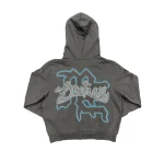 Mixed Emotion Grey Rhinestone Hoodie