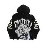 Mixed Emotion Monster Cropped Hoodie