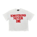 Mixed Emotional Red ‘End’ Rhinestone Tee