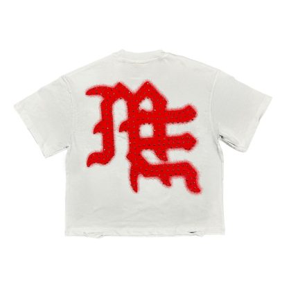 Mixed Emotional Red ‘End’ Rhinestone Tee